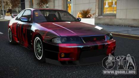 Nissan Skyline R33 Tixol S8 para GTA 4