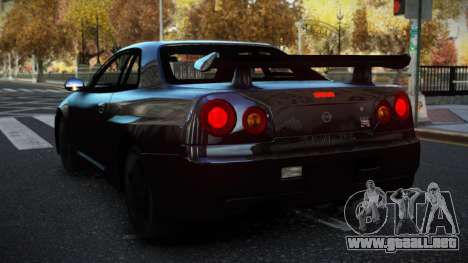 Nissan Skyline R34 Minkuja para GTA 4
