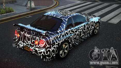 Nissan Skyline R34 JML S6 para GTA 4