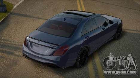 Mercedes-Benz S63 AMG W222 Full Black para GTA San Andreas