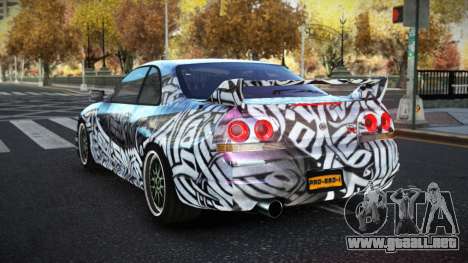 Nissan Skyline R33 Tixol S4 para GTA 4