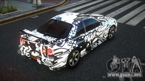 Nissan Skyline R34 JML S4 para GTA 4