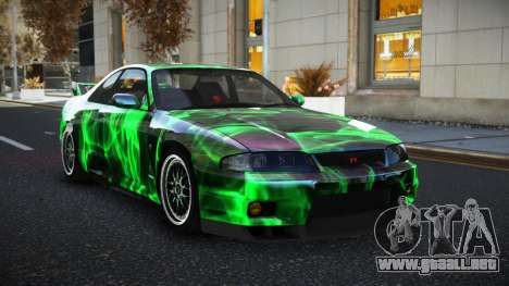 Nissan Skyline R33 Tixol S2 para GTA 4
