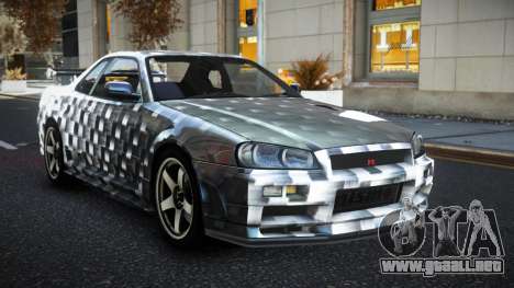 Nissan Skyline R34 JML S12 para GTA 4