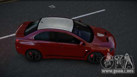 Mitsubishi Lancer Evolution X Ruwwokem para GTA 4