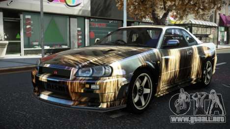Nissan Skyline R34 JML S14 para GTA 4