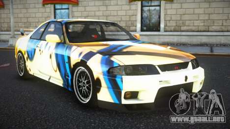 Nissan Skyline R33 Elnale S12 para GTA 4
