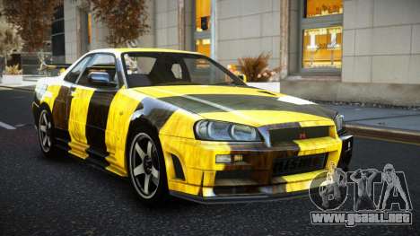 Nissan Skyline R34 JML S13 para GTA 4