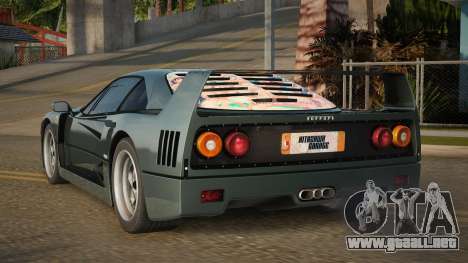 Ferrari F40 Kayline para GTA San Andreas