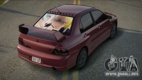 Mitsubishi Lancer Evolution IX MR Edition [RHA] para GTA San Andreas