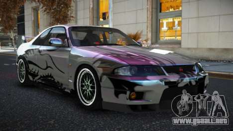 Nissan Skyline R33 Tixol S13 para GTA 4