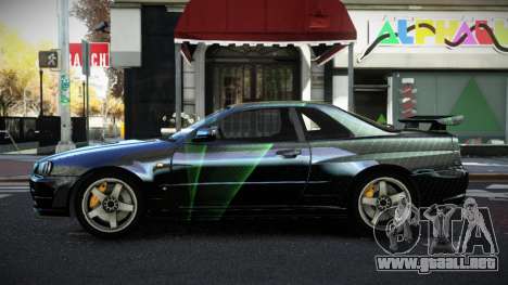 Nissan Skyline R34 JML S11 para GTA 4
