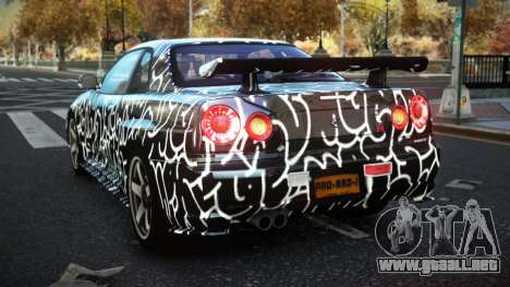 Nissan Skyline R34 JML S6 para GTA 4