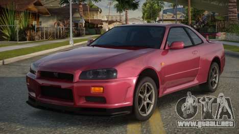 Nissan Skyline R34 GT-R V-Spec para GTA San Andreas