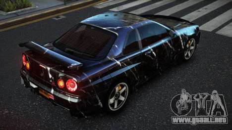 Nissan Skyline R34 JML S8 para GTA 4