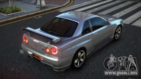 Nissan Skyline R34 JML para GTA 4