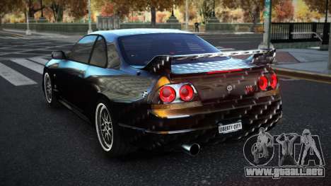 Nissan Skyline R33 Tixol S14 para GTA 4