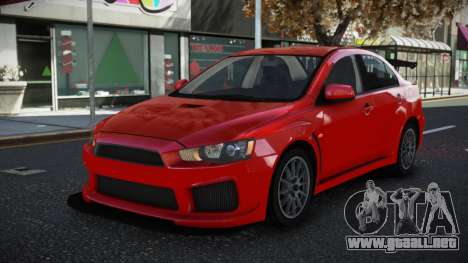Mitsubishi Lancer Evo X Velcis para GTA 4