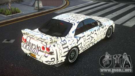 Nissan Skyline R33 Tixol S1 para GTA 4
