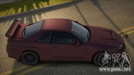 2002 Nissan Skyline R34 para GTA San Andreas