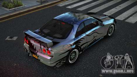 Nissan Skyline R33 Tixol S13 para GTA 4