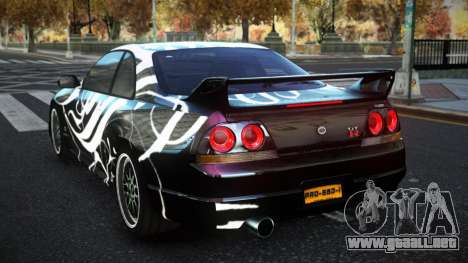 Nissan Skyline R33 Tixol S12 para GTA 4