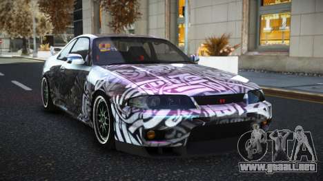 Nissan Skyline R33 Tixol S4 para GTA 4