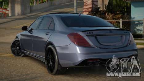Mercedes-Benz S63 AMG W222 Full Black para GTA San Andreas