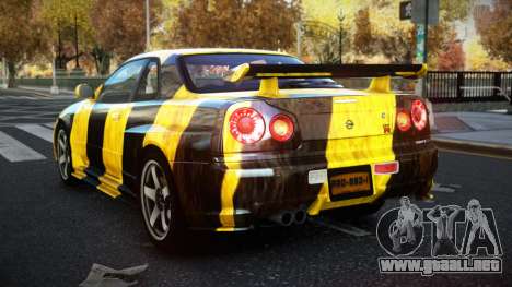 Nissan Skyline R34 JML S13 para GTA 4
