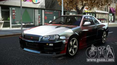 Nissan Skyline R34 JML S9 para GTA 4