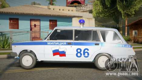 VAZ 2104 Moscow Police para GTA San Andreas