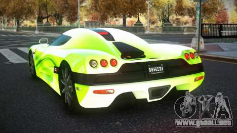 Koenigsegg CCX Rascvi S8 para GTA 4