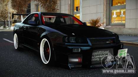 Nissan Skyline R34 Ujalo para GTA 4