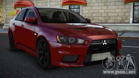 Mitsubishi Lancer Evolution X Ruwwokem para GTA 4
