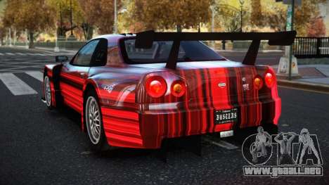 Nissan Skyline R34 YHL S13 para GTA 4