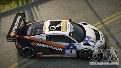 Audi R8 LMS RHA para GTA San Andreas