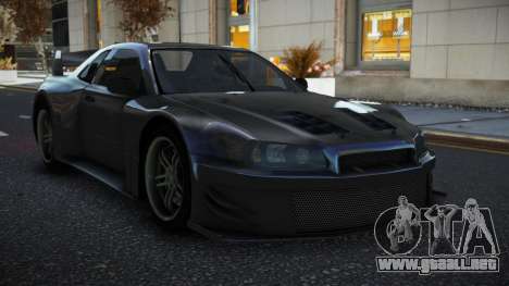Nissan Skyline R34 Vumelo para GTA 4
