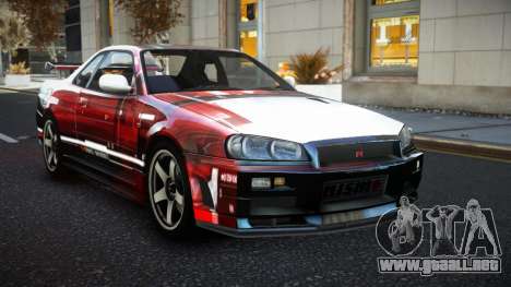 Nissan Skyline R34 JML S9 para GTA 4