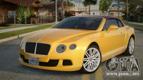 Bentley Continental GT Vinla para GTA San Andreas