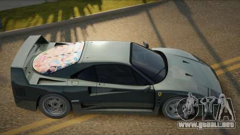 Ferrari F40 Kayline para GTA San Andreas