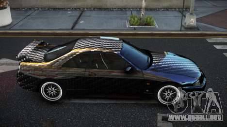 Nissan Skyline R33 Tixol S14 para GTA 4