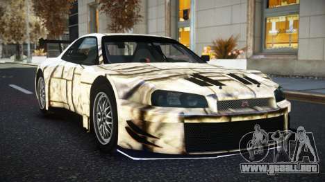 Nissan Skyline R34 YHL S12 para GTA 4