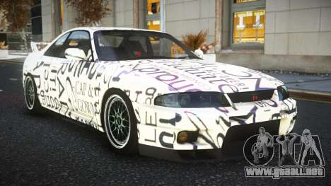 Nissan Skyline R33 Tixol S1 para GTA 4