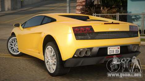 Lamborghini Gallardo LP560 Lanlert para GTA San Andreas