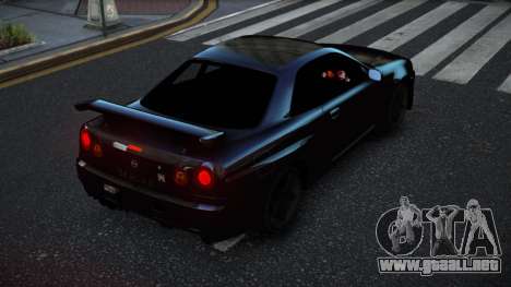Nissan Skyline R34 Minkuja para GTA 4