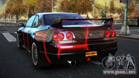 Nissan Skyline R33 Tixol S6 para GTA 4