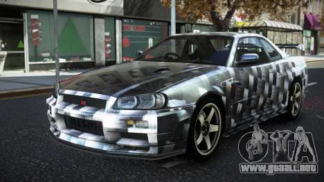 Nissan Skyline R34 JML S12 para GTA 4