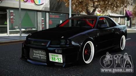 Nissan Skyline R34 Ujalo para GTA 4