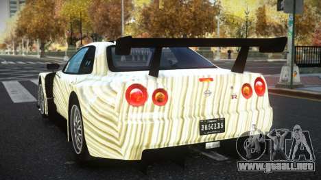 Nissan Skyline R34 YHL S10 para GTA 4