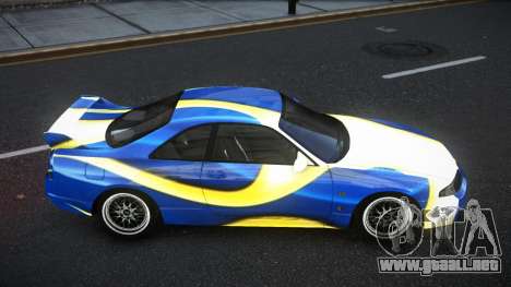 Nissan Skyline R33 Elnale S14 para GTA 4